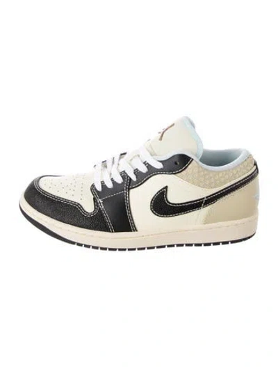 Pre-owned Jordan Leather Athletic Sneakers In Multicolor