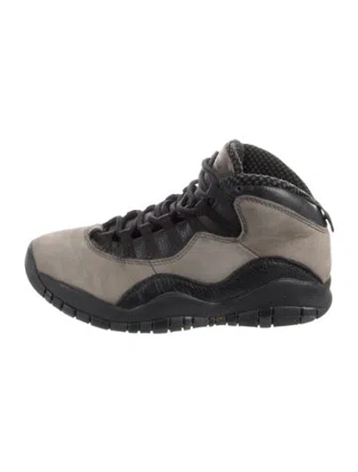 Pre-owned Jordan Leather Athletic Sneakers In Multicolor