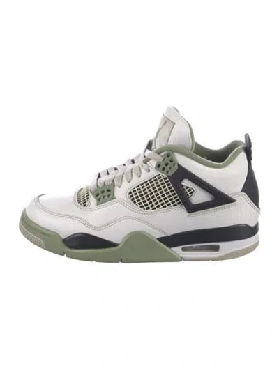 Pre-owned Jordan Leather Athletic Sneakers In White