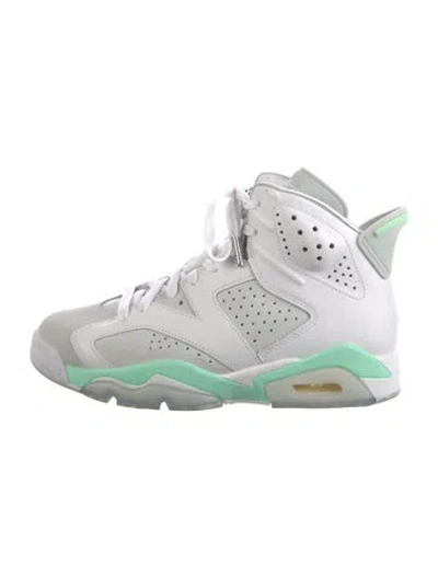 Pre-owned Jordan Leather Athletic Sneakers In White