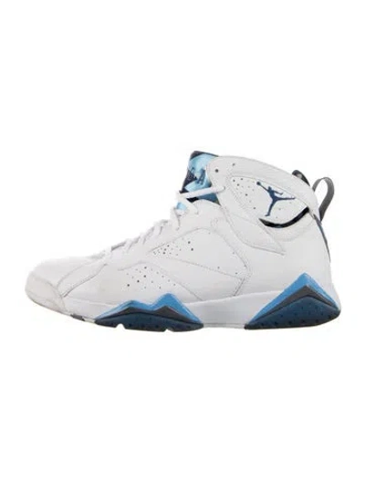 Pre-owned Jordan Leather Athletic Sneakers In White