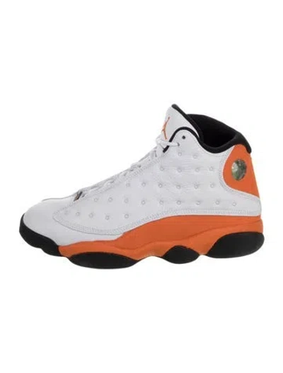 Pre-owned Jordan Leather Athletic Sneakers In White