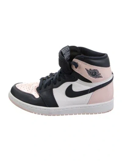 Pre-owned Jordan Leather Athletic Sneakers In White