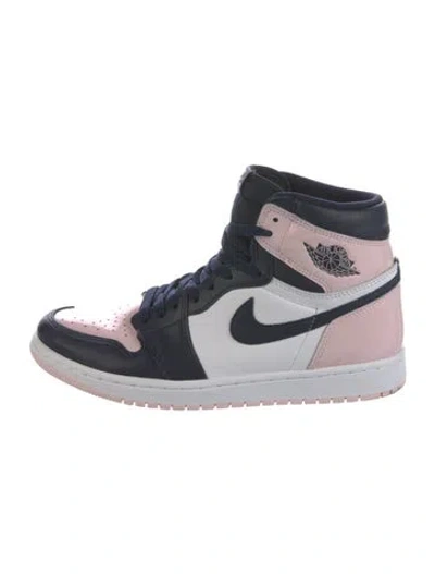 Pre-owned Jordan Leather Colorblock Pattern Athletic Sneakers In Multi
