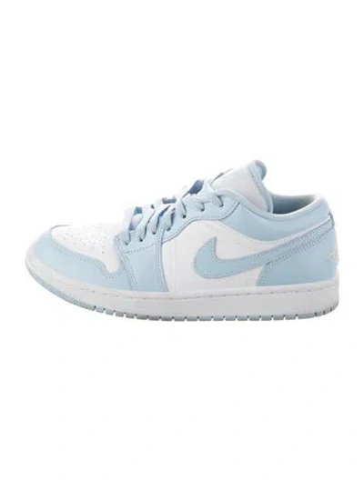 Pre-owned Jordan Leather Colorblock Pattern Sneakers In Multi