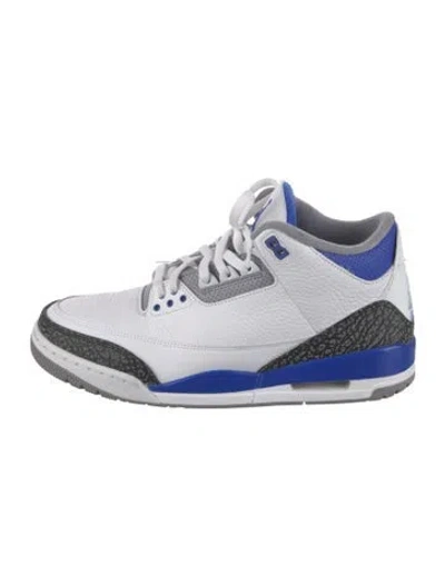 Pre-owned Jordan Leather Colorblock Pattern Sneakers In Multi