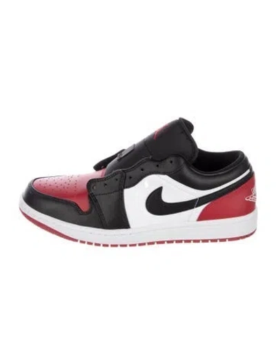Pre-owned Jordan Leather Colorblock Pattern Sneakers In Multi