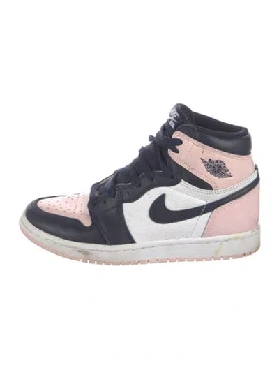 Pre-owned Jordan Leather Colorblock Pattern Wedge Sneakers In Multi