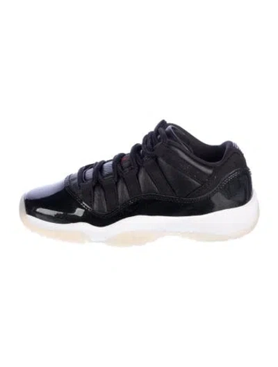 Pre-owned Jordan Babies' Leather Low-top Sneaker In Black