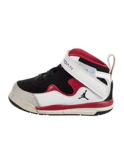 Pre-owned Jordan Babies' Leather Mid-top Sneakers In Multi