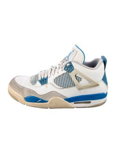 Pre-owned Jordan Leather Printed Sneakers In Multi