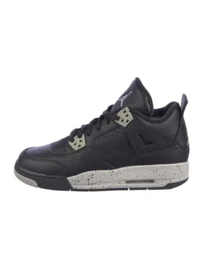 Pre-owned Jordan Leather Sneakers In Blue