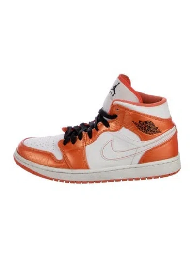 Pre-owned Jordan Leather Sneakers In Multi