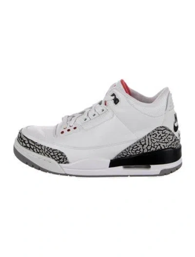 Pre-owned Jordan Leather Sneakers In Multi