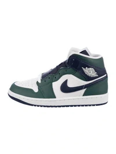 Pre-owned Jordan Leather Sneakers In Multi