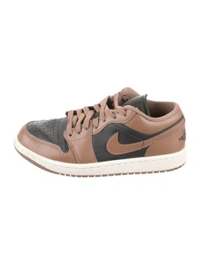 Pre-owned Jordan Leather Sneakers In Multicolor