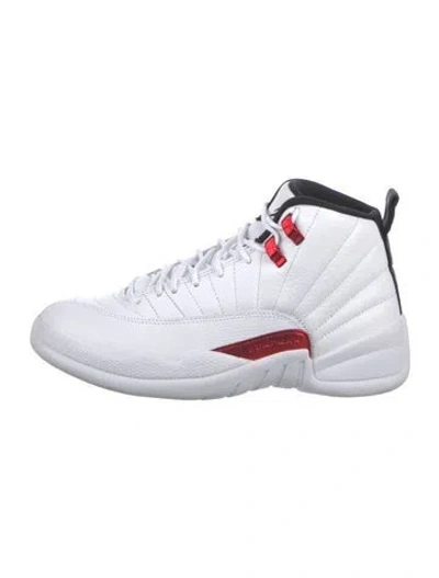 Pre-owned Jordan Leather Sneakers In White