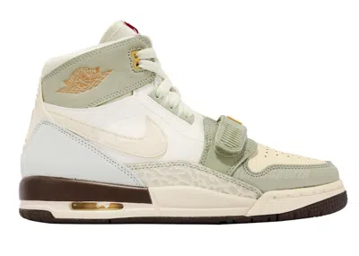 Pre-owned Jordan Legacy 312 Cny Year Of The Rabbit Sneakers In Coconut Milk/faded Green