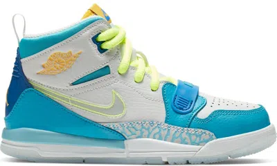 Pre-owned Jordan Legacy 312 Fly Sneakers In Blue Lagoon/clear/team Royal