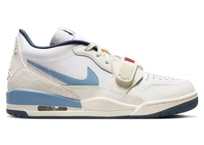 Pre-owned Jordan Legacy 312 Low Aegean Storm (women's) Sneakers In White/sail/armoury Navy Blue