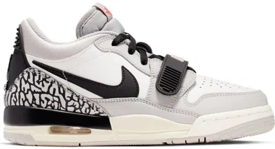 Pre-owned Jordan Legacy 312 Low Black Sneakers In Summit White/fire Red/tech Grey