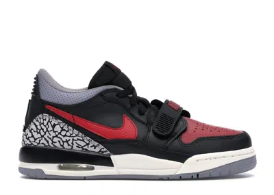 Pre-owned Jordan Legacy 312 Low Bred Cement Sneakers In Black/gym Red