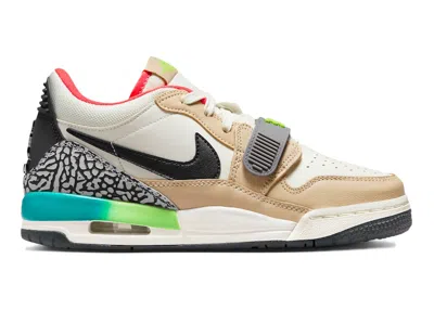 Pre-owned Jordan Legacy 312 Low Gradient Sneakers In White/beige