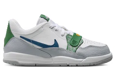 Pre-owned Jordan Legacy 312 Low Industrial Blue Sneakers In White/wolf Grey/pine Green In Multi