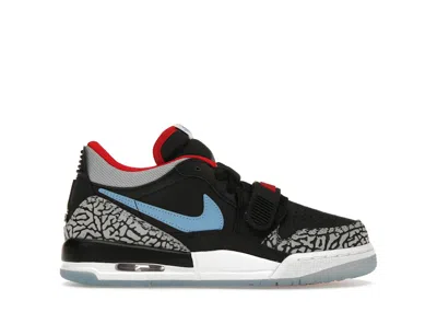 Pre-owned Jordan Legacy 312 Low Sneakers In Black/valor Blue/university Red