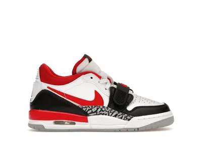 Pre-owned Jordan Legacy 312 Low Sneakers In White/fire Red/black In Multi