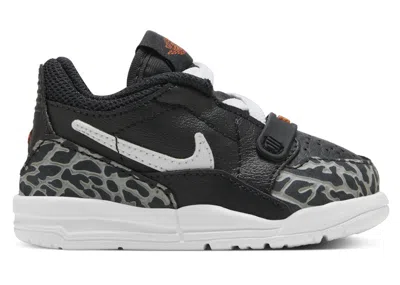 Pre-owned Jordan Legacy 312 Low White Sneakers In Black/wolf Grey/safety Orange