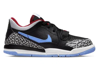Pre-owned Jordan Legacy 312 Low Wolf Grey Sneakers In Black/valor Blue/university Red