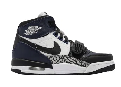 Pre-owned Jordan Legacy 312 Midnight Navy Sneakers In Armory Navy Blue/black/white