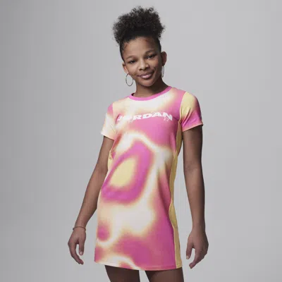 Jordan Lemonade Stand Big Kids' Dress In Pink