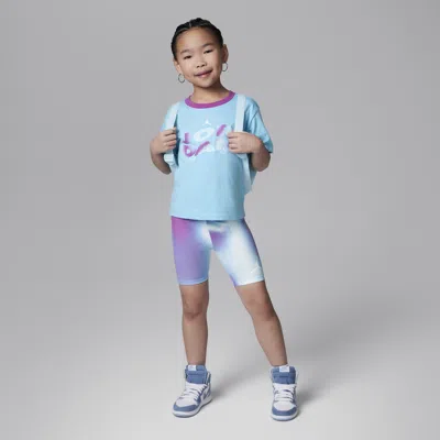 Jordan Lemonade Stand Little Kids' Shorts Set In Blue