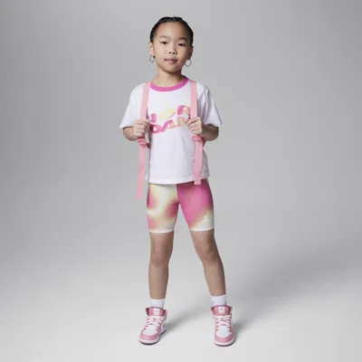 Jordan Lemonade Stand Little Kids' Shorts Set In Pink