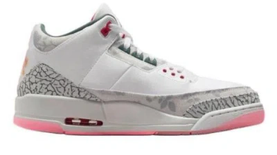 Pre-owned Jordan Level Ss/new - Nike Air  3 Retro Wings Basketball Men's Hm6993-100 In Pink