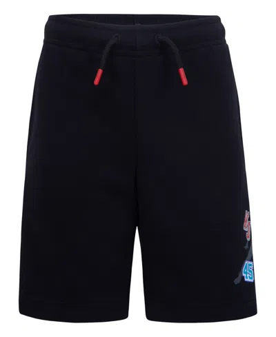 Jordan Kids' Little Boy French Terry Shorts In Black