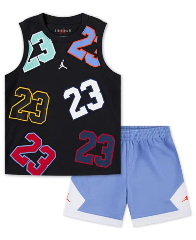 Jordan Kids' Little Boys 2-piece 23 Mashup Tank And Shorts Set