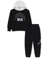 Jordan Kids' Mj Mvp Fleece Hoodie & Joggers Set In Black