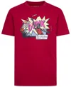 Jordan Little Boys Air Comics Dunk Short-sleeve Graphic T-shirt In R78gym Red