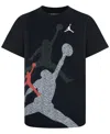 Jordan Big Boys Gradient Stacked Short Sleeve Tee In Black