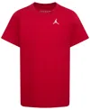 Jordan Little Boys Jumpman Air Embroidered Short-sleeve T-shirt In White