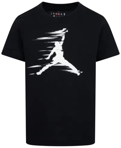 Jordan Kids' Little Boys Mvp Motion Jumpman Graphic Short-sleeve T-shirt In Black