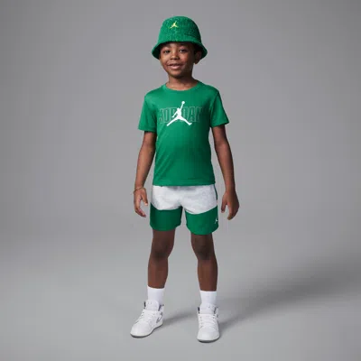 Jordan Little Kids' 2-piece Stacked Mixed Set In Grey