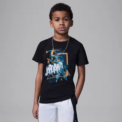 Jordan Little Kids' 3peat T-shirt In Black