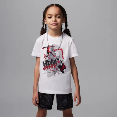 Jordan Little Kids' 3peat T-shirt In White