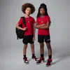 Jordan Little Kids' Baseline 2-piece Mesh Shorts Set In Black
