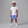 Jordan Kids Mj Baseline Mesh Short Set In Blue