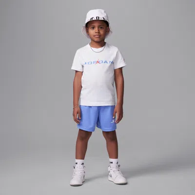JORDAN LITTLE KIDS' BASELINE 2-PIECE MESH SHORTS SET,1015815556